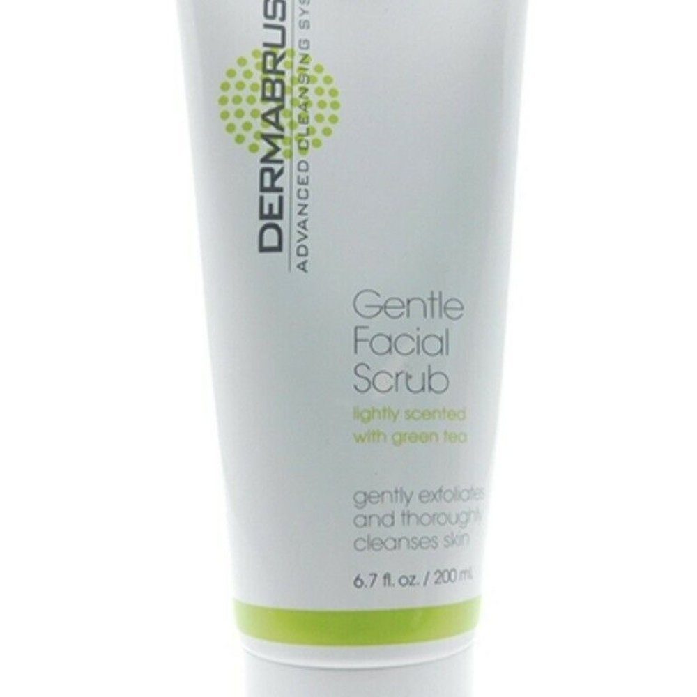 Dermabrush Gentle Facial Scrub - Green Tea, 6.7 fl